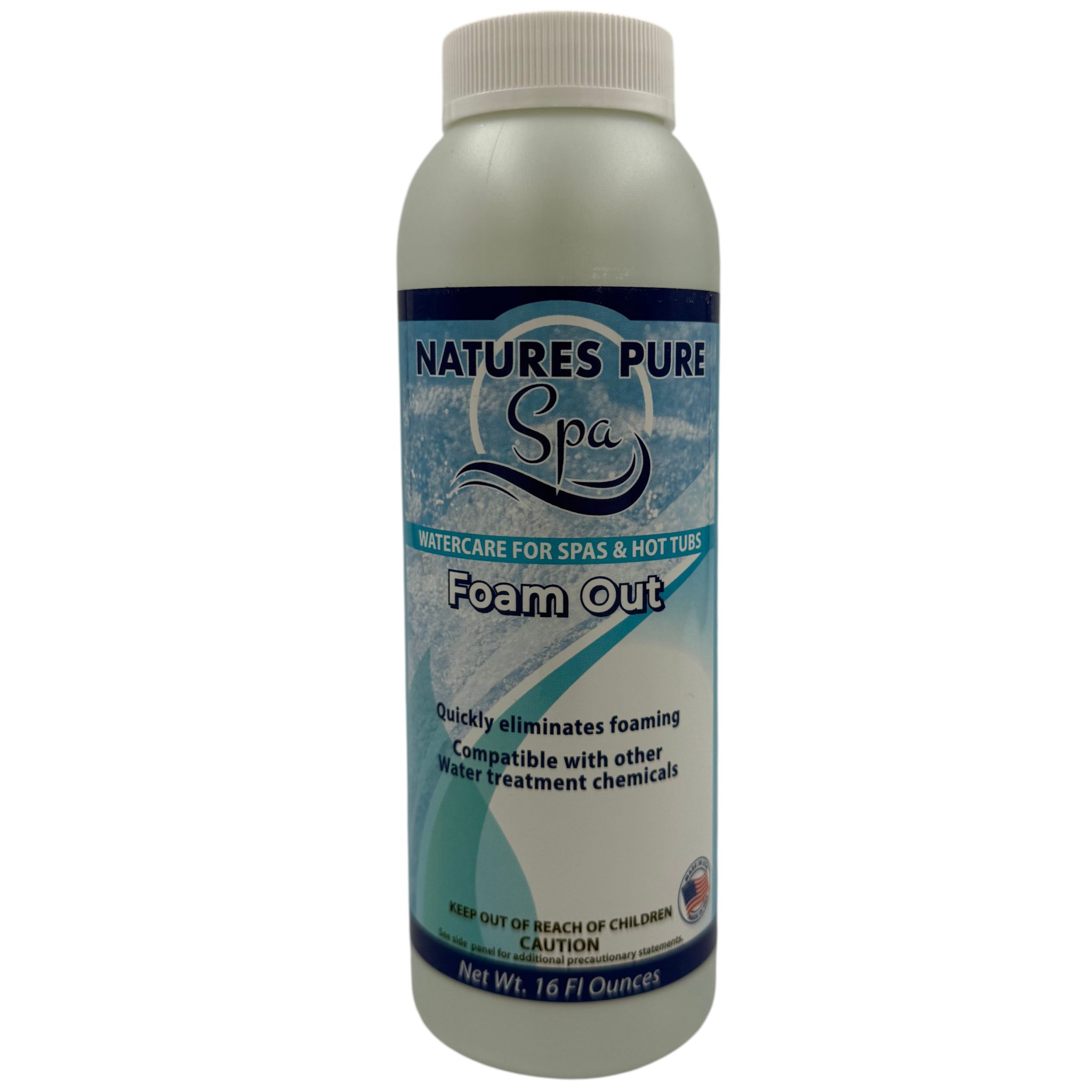 Natures Pure Spa - Foam Out - 1 Qt.